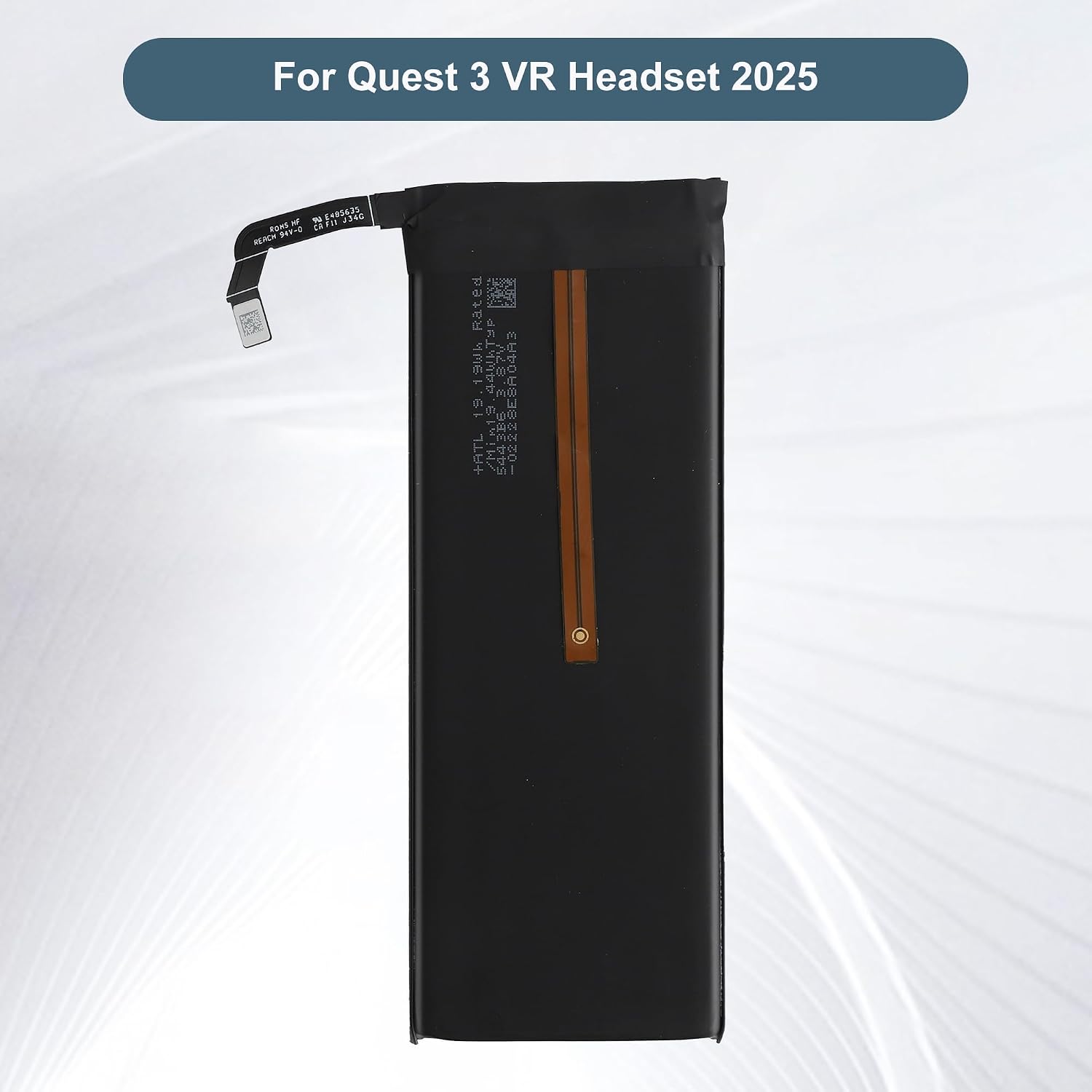 Internal Battery Compatible with Meta Oculus Quest 3 VR Headset,2025 New 4670mAh Integrated Front-Mounted Battery with Tool Kits