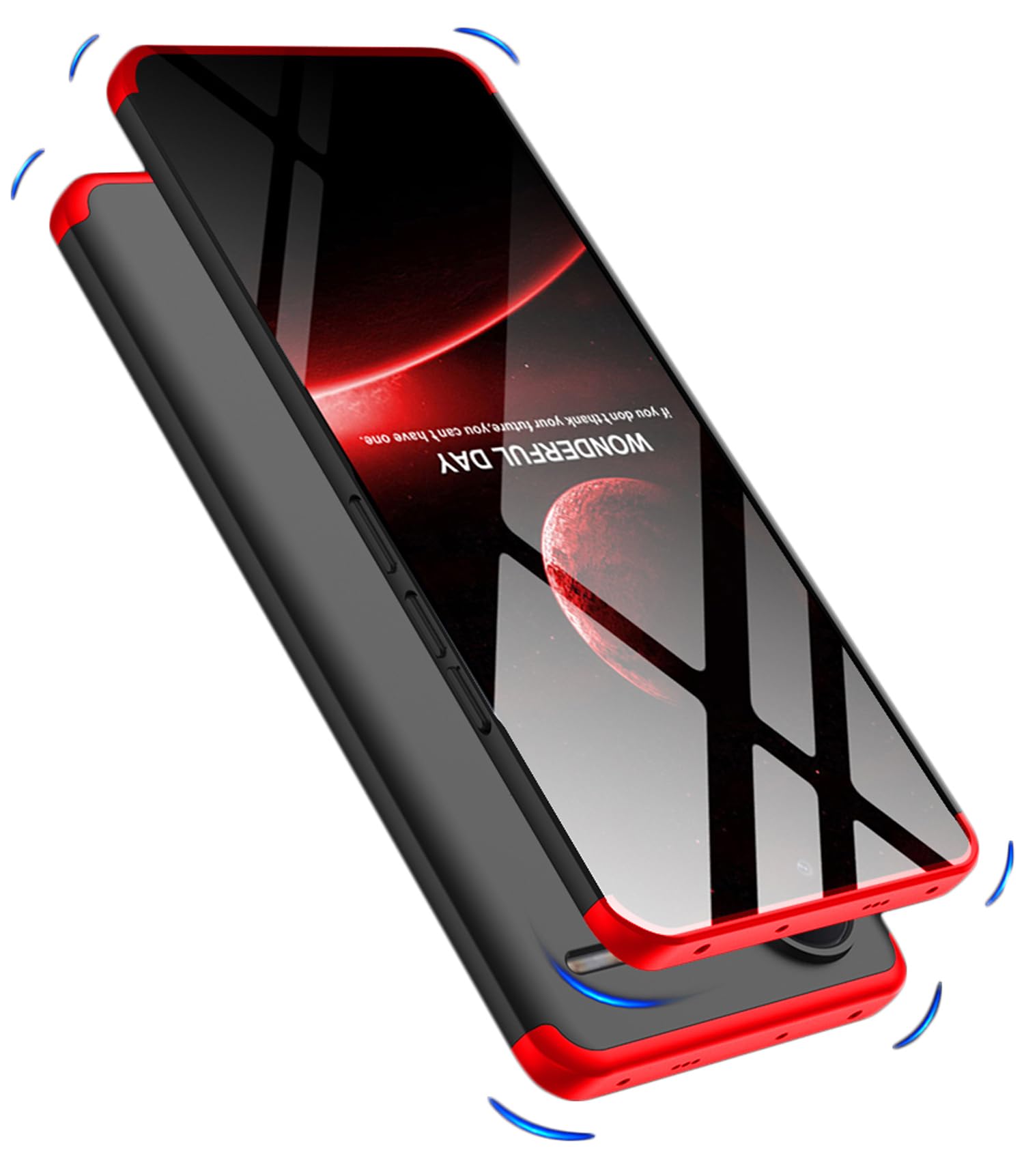 Kapa Double Dip Full 360 Protection Back Case Cover for Redmi Note