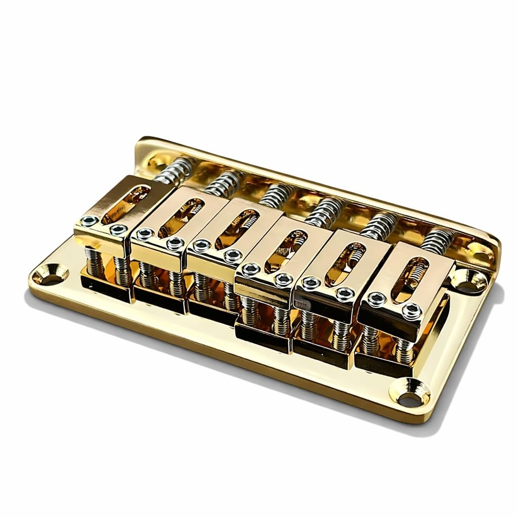 Hardtail Bridge Brass Saddle Gold PGTC-101G