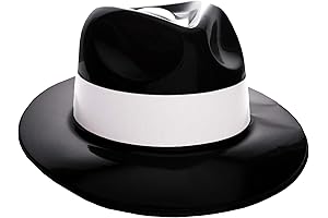 Windy City Novelties Plastic Gangster Fedoras