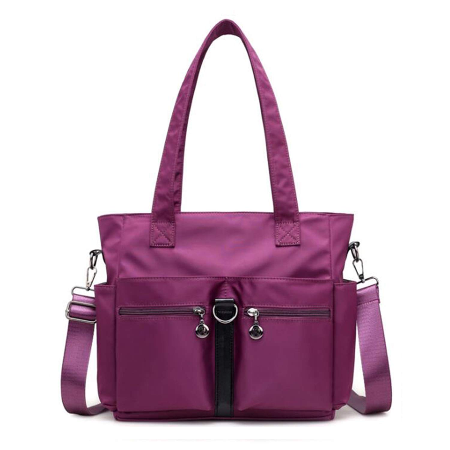 FabuxryWomen Casual Totes Handbags Shoulder Bags Purses Soft Nylon Bag