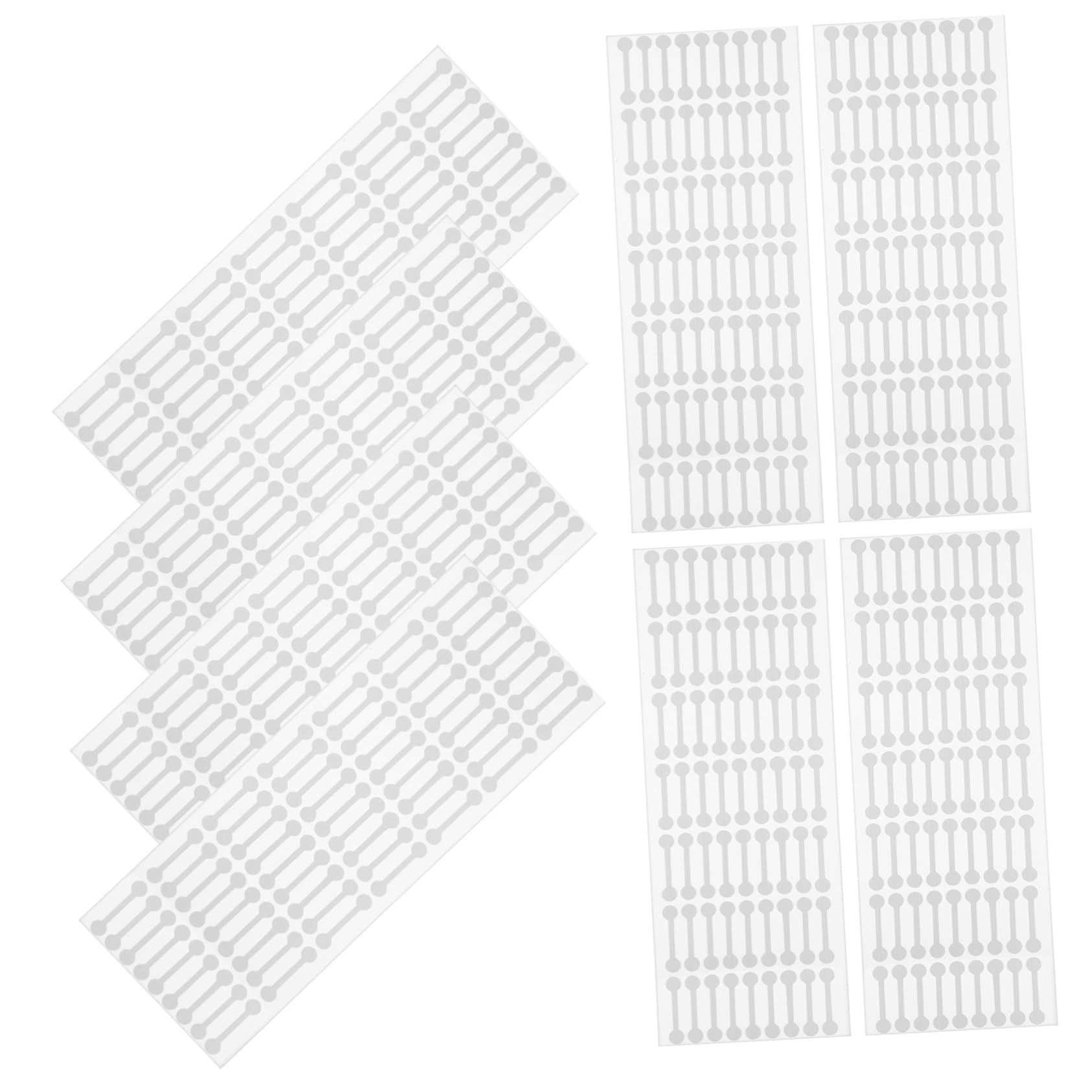 NUOBESTY 5 Set Di Etichette Adesive Per Sigilli Di Bottiglie Di Cosmetici Etichette Adesive Versatili Nastro Di Tenuta Antimanomissione 500 Pezzi * 5