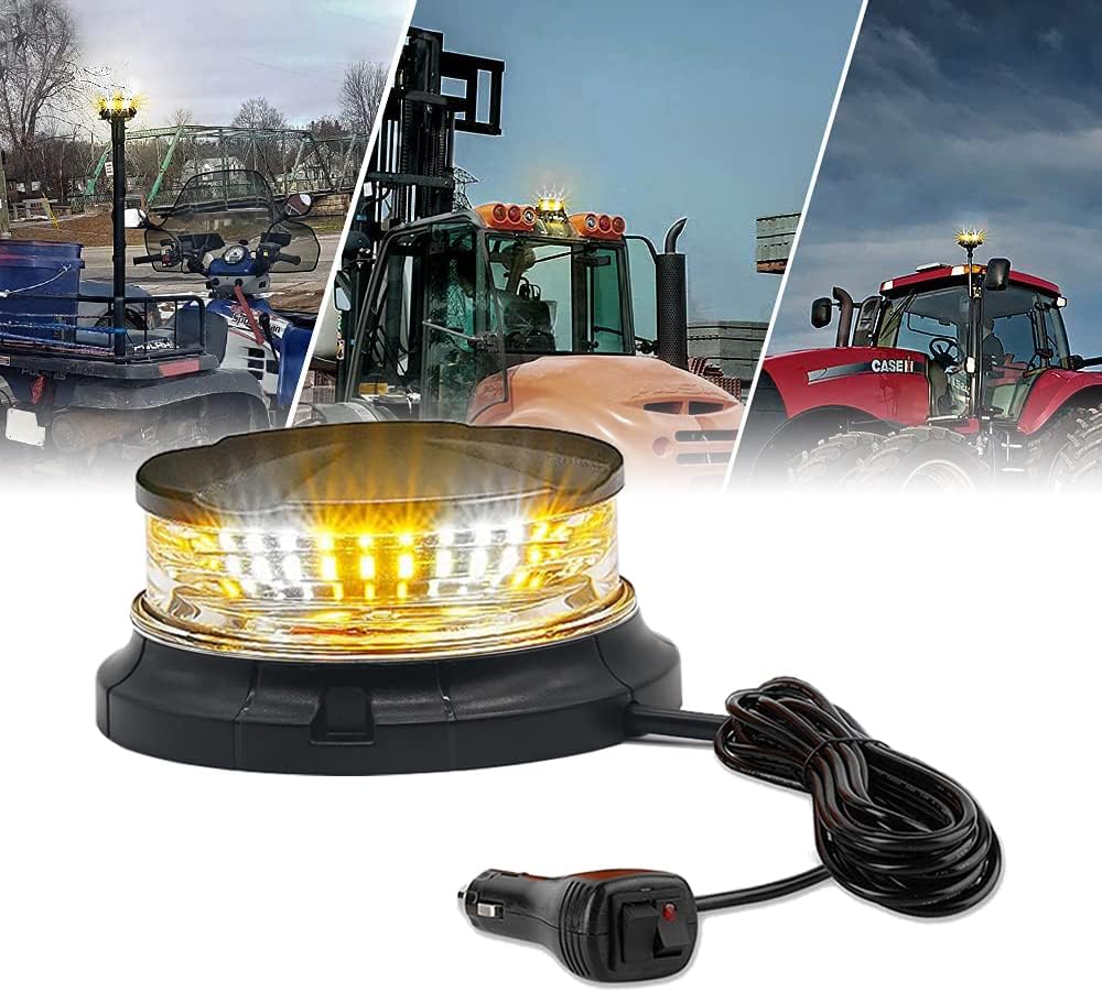 Polieez LED Emergency Strobe Light, Warning Flashing Light with