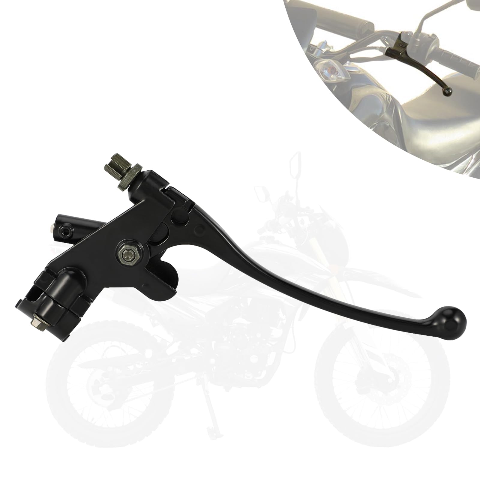 BAOUFF Left Clutch Brake Handle Lever for Hawk 250,Motorcycle Lever for 22mm 7/8 Inch Handlebar for Hawk250