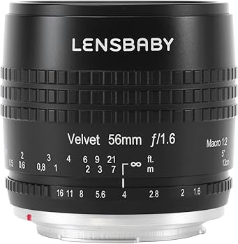 Amazon.co.jp: Lensbaby ソフトレンズ Velvet 56 56mm F1.6 キヤノンEF