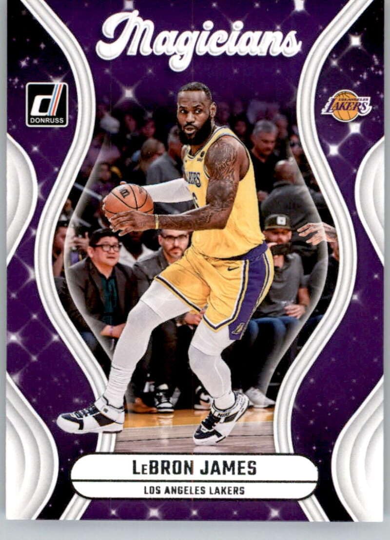 2023-24 Donruss Magicians #10 LeBron James Los Angeles Lakers NBA Basketball Trading Card : Collectibles & Fine Art