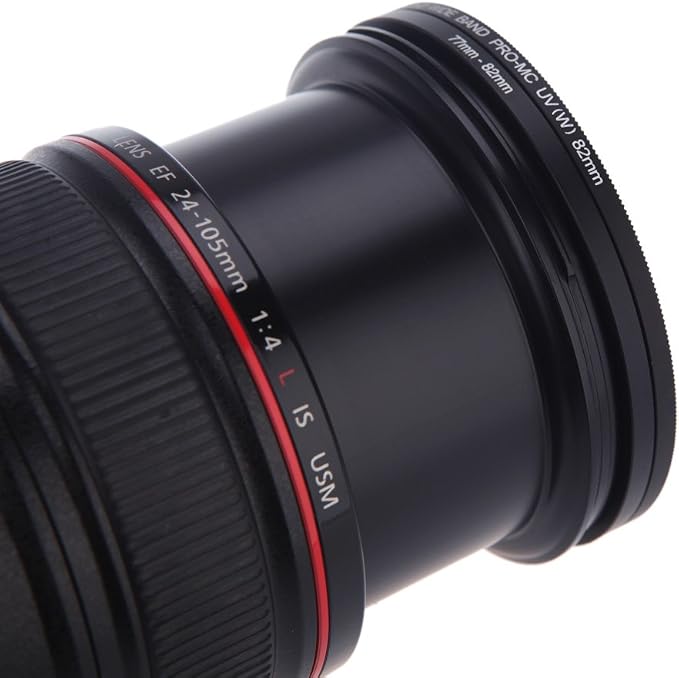 Adaptador de anillo para filtros de cámara Andoer 8 piezas, 49-82 mm miniatura 2