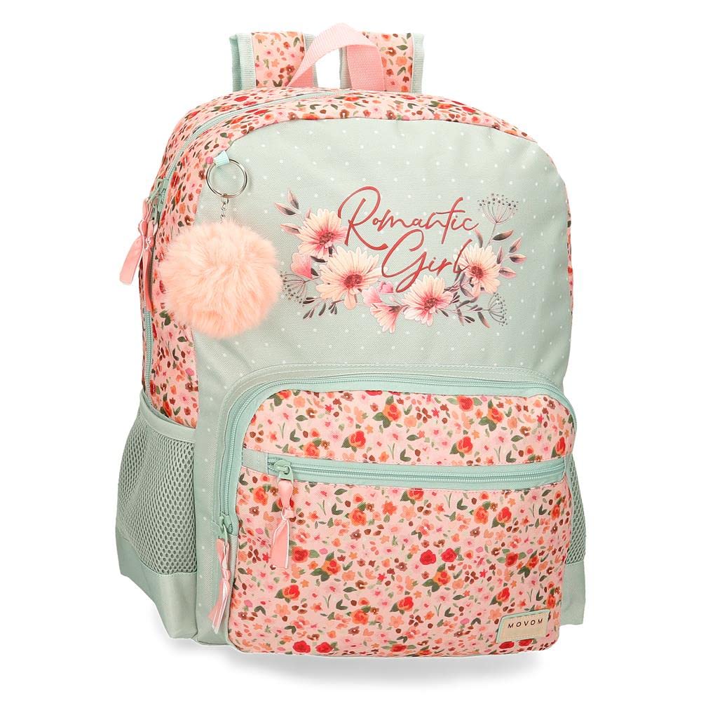 MOVOM Romantic Girl Mochila Escolar Multicolor 31x42x13 cms Poliéster 16,93L