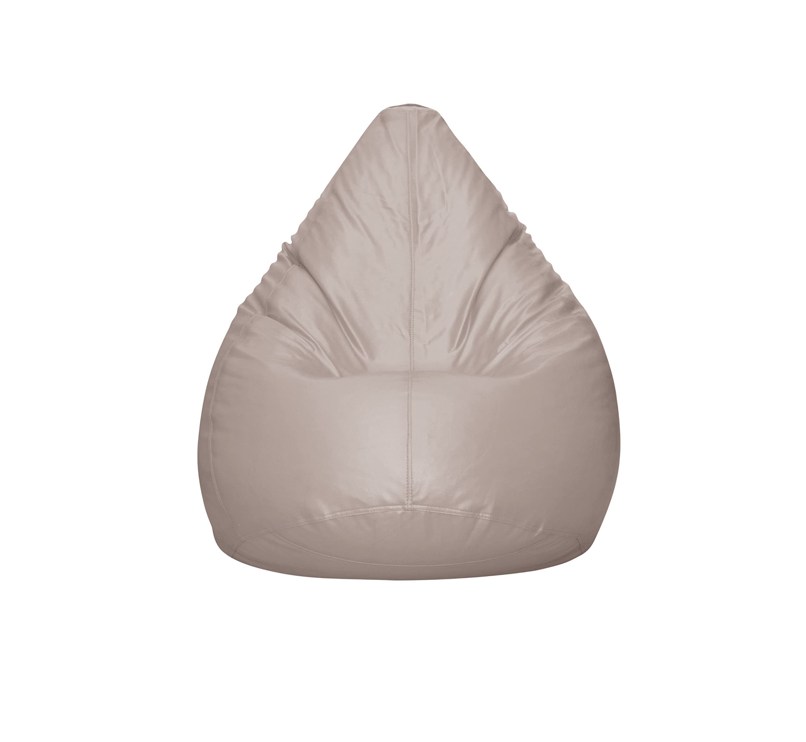 INSTER Faux Leather Bean Bag Without Beans (Size-4XL) (Color- Beige)-image-27