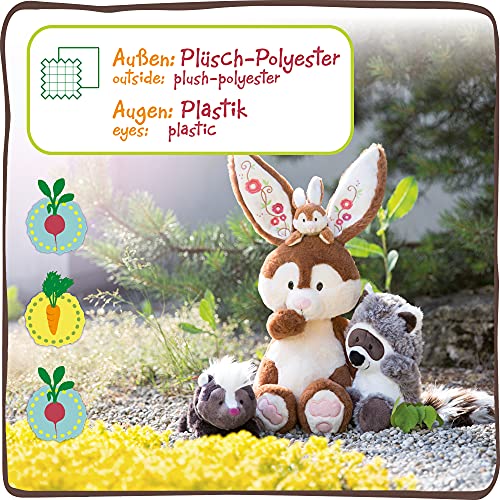 NICI Liegendes Kuscheltier Hase Poline Bunny 20cm – Plüschtier für Mädchen, Jungen & Babys – Flauschiges Stofftier zum… – Bild 6