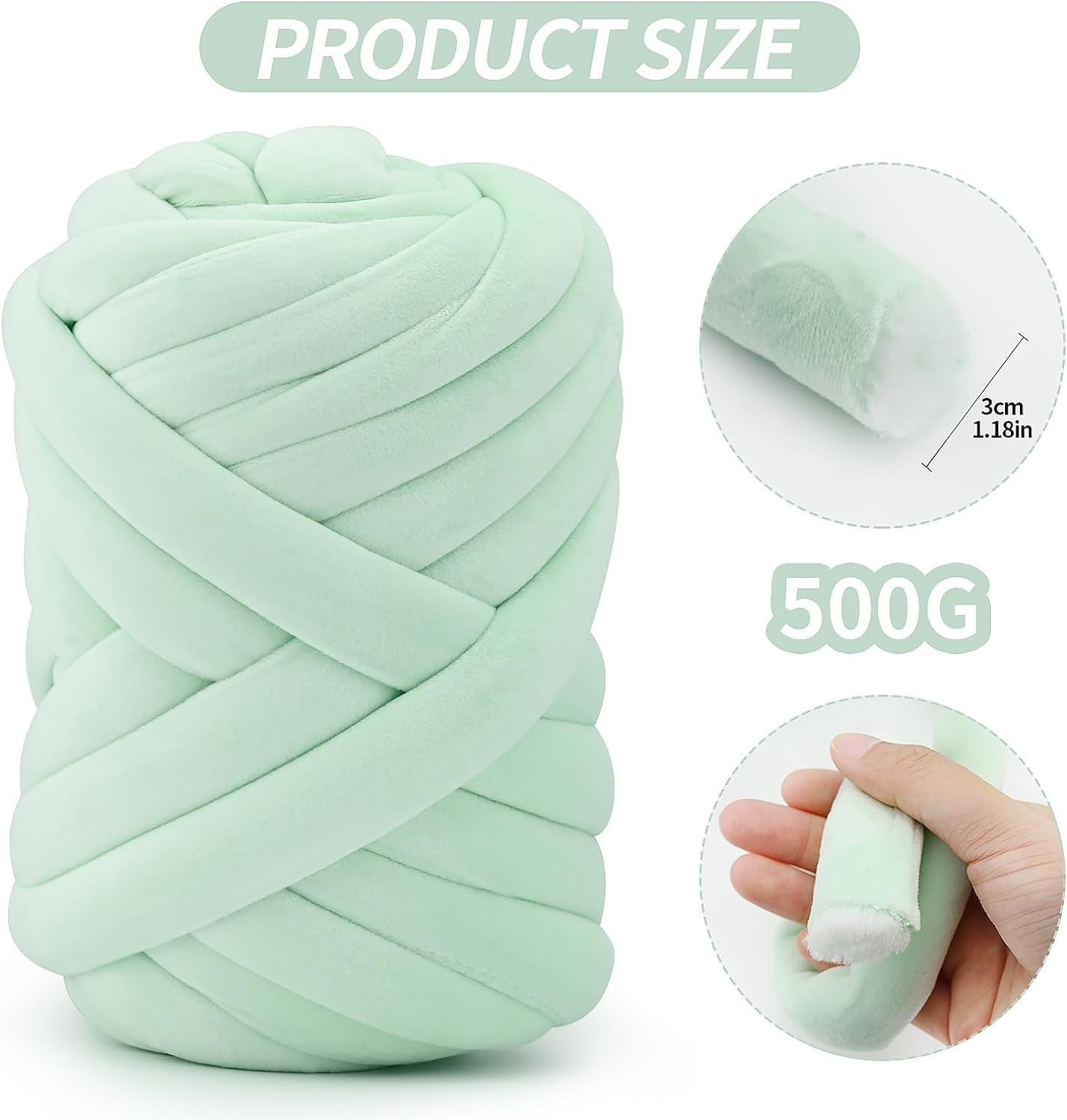 250g 3cm gruba przędza bawełniana na ramię dzierganie szydełku, ręcznie robioną torbę koc poduszka projekty szydełkowania(8#,5 roll(1250g))