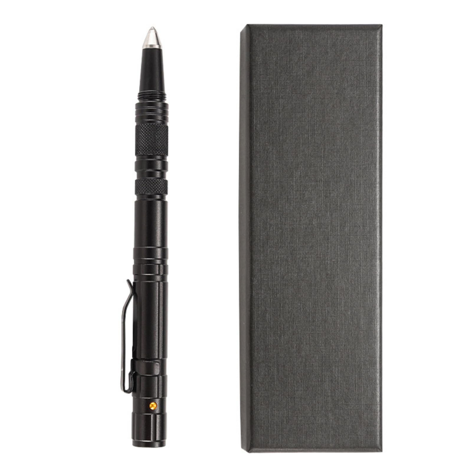 5-in-1 Tactical Pen LED Flashlight Knife Bottle Opener Stainless Steel Tool