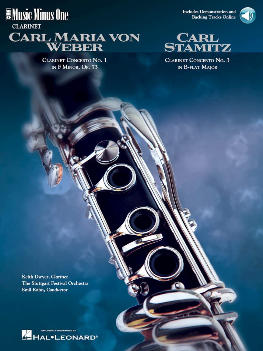 Weber: Concerto No. 1 in F Minor Op. 73 & Stamitz: Concerto No. 3 in B Flat for Clarinet: Music Minus One Clarinet