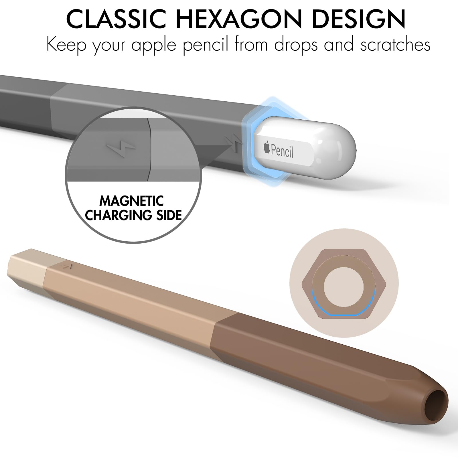 Apple Pencil Pro グラデーションデザイン Amazon.co.jp: NIUTRENDZ 六角形ケースApple Pencil第2世代専用