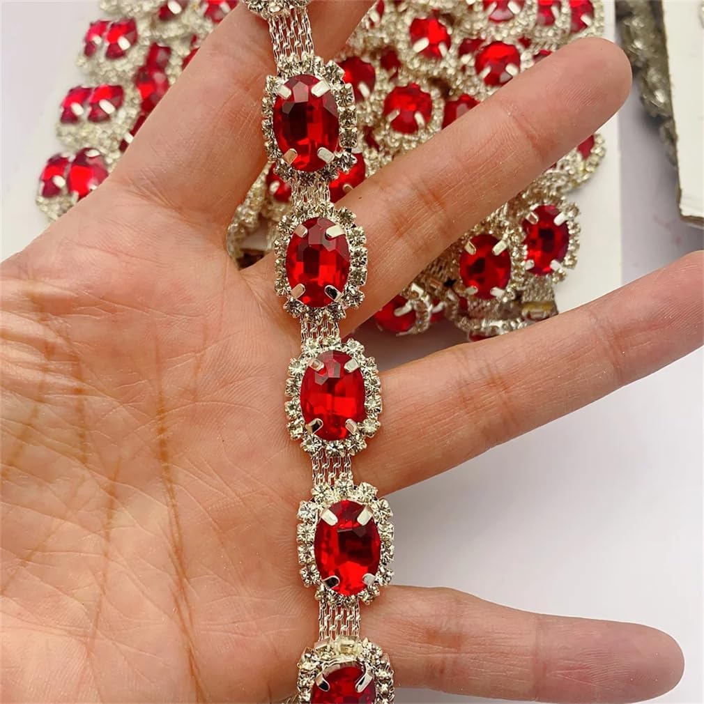 4Meter Crystal Rhinestone Chain Trimming Bridal Sash Rhinestone Trim Applique Wedding Belt Clothing Accessories