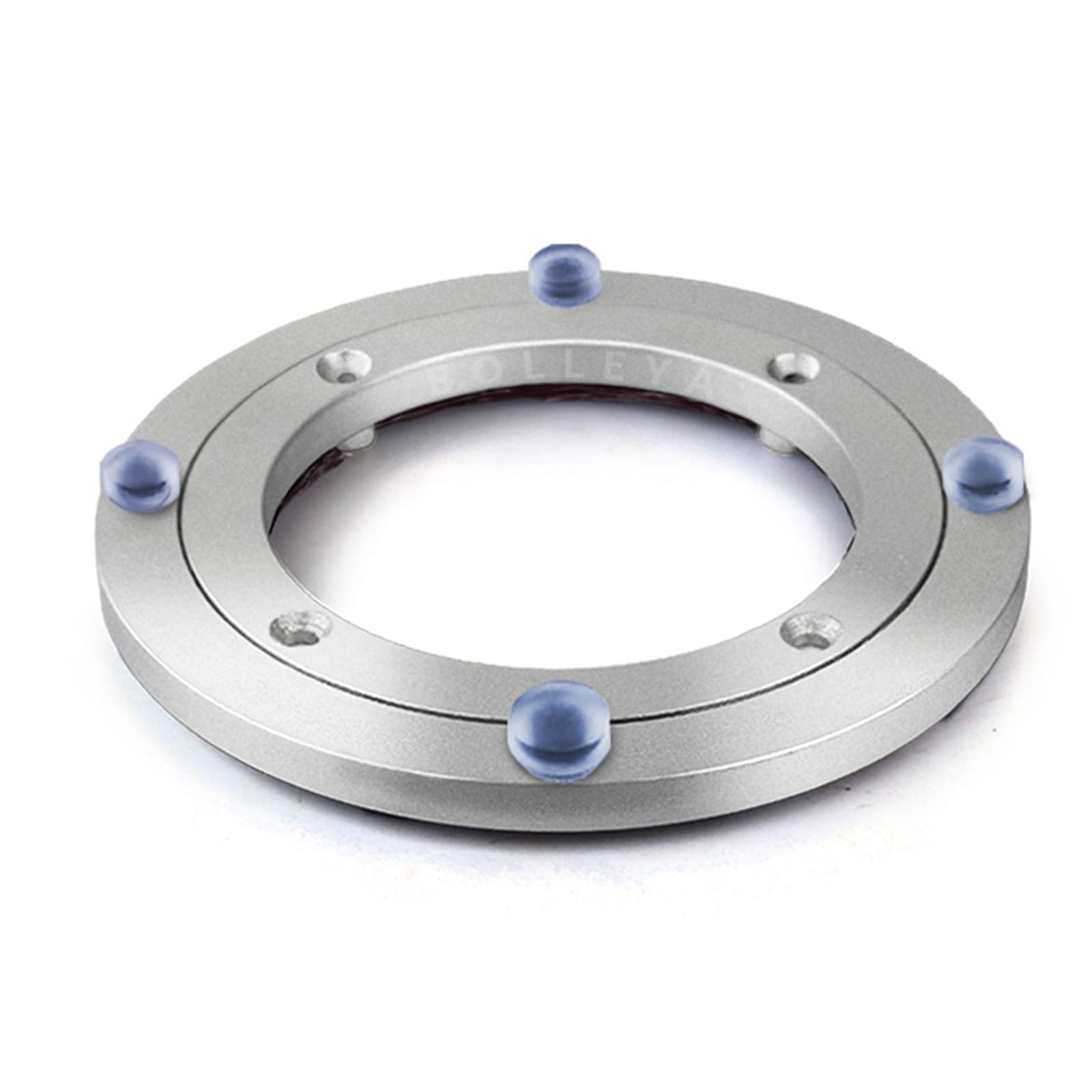 Round Dining Table Turntable Base Aluminum Alloy Smooth Home Hotel Dining Table Bearing Hardware Suitable for Kitchen Table Frame(15.3inch)