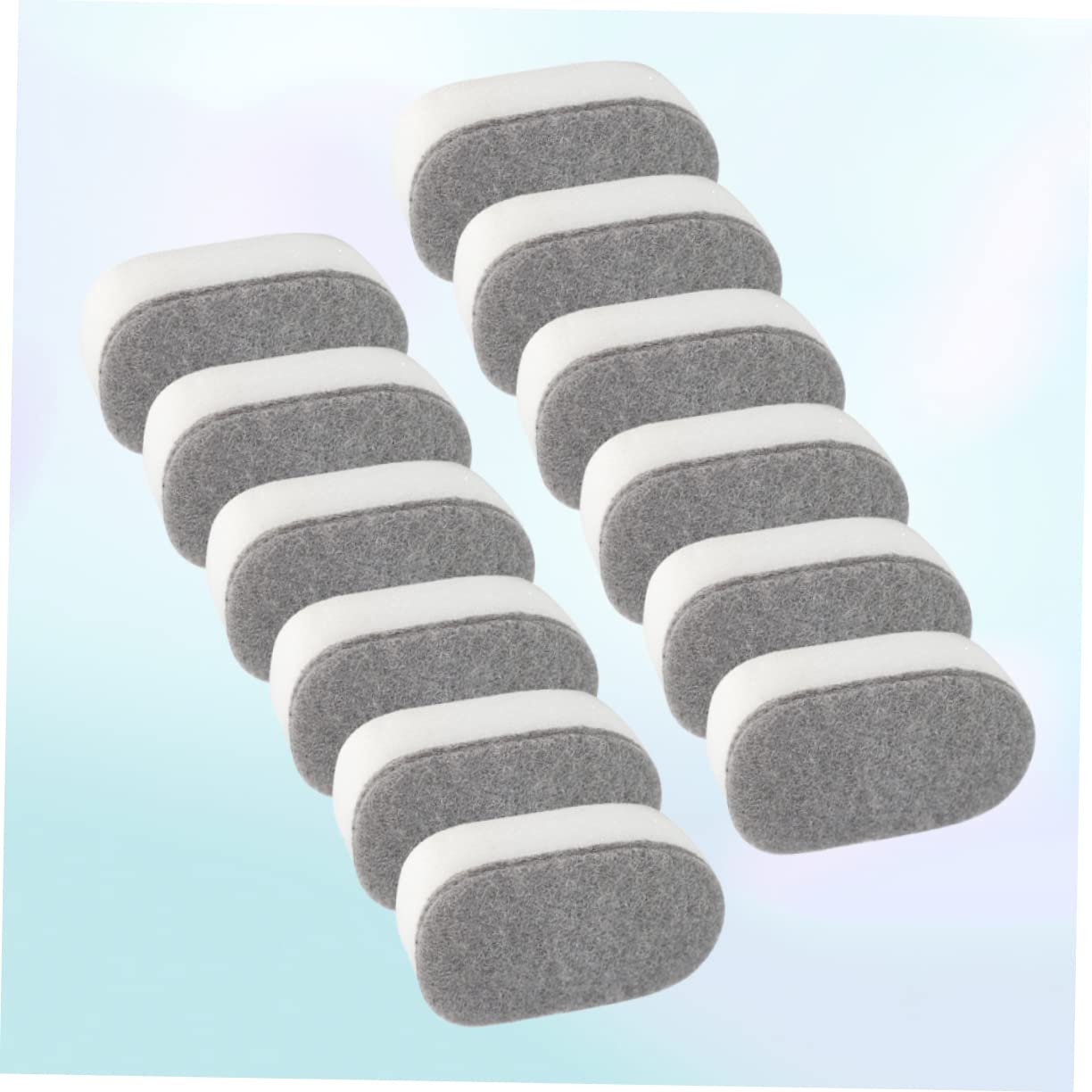 FRCOLOR 36pièces Éponge De Nettoyage Multi-Usage Mousse Lot Blanc Récurants pour Vaisselle Cuisine Et Salle De Bain Absorption Et Forte Décontamination