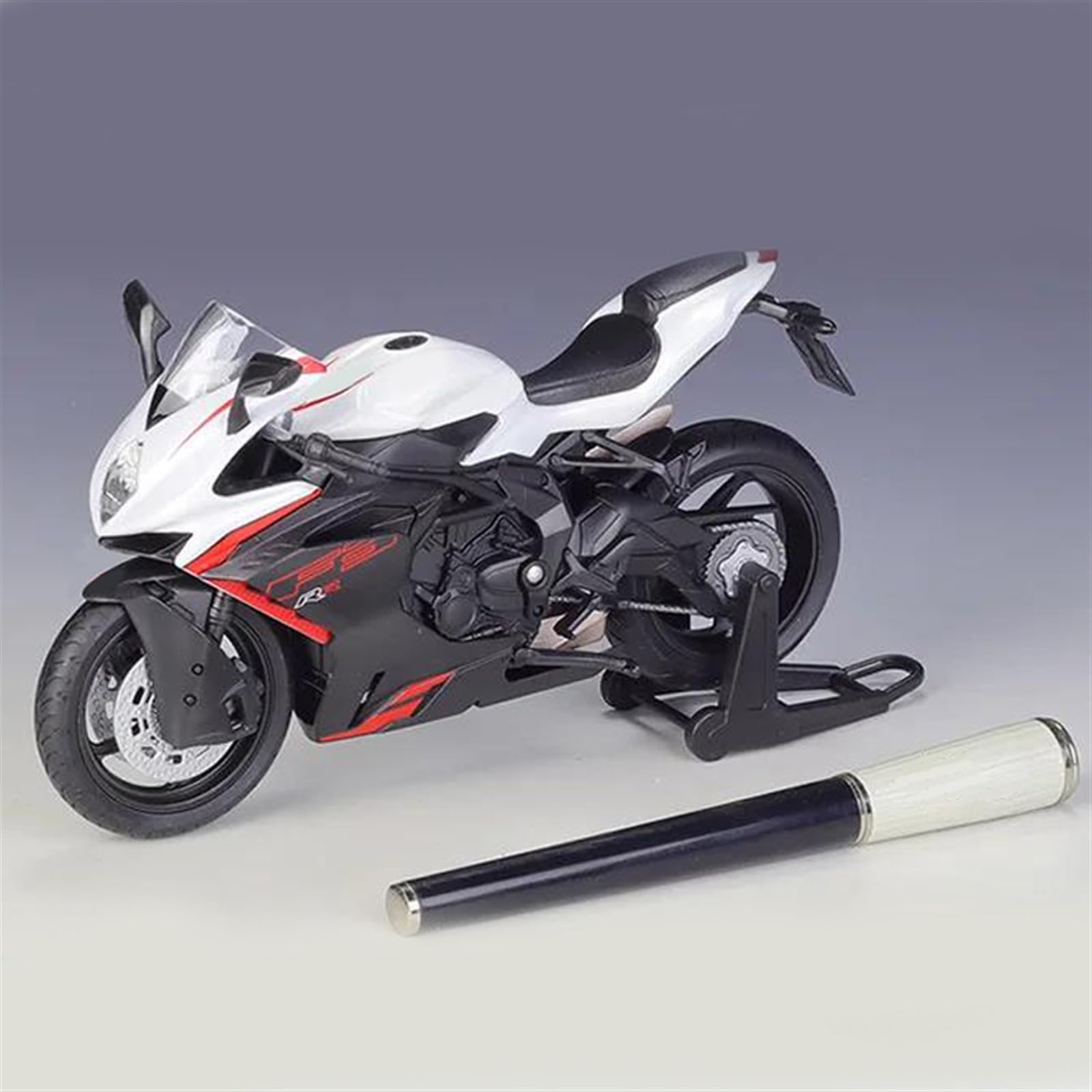 SEYXF Motorbike Toy Motorcycle Simulation Diecast Model Collection Gift 1/12 for MV Agusta F3RR(White)