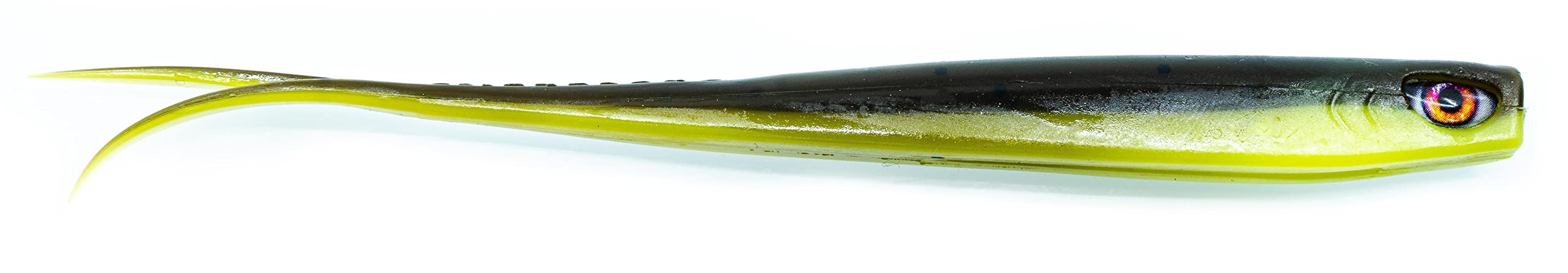 ChasebaitsFB3-106 Fork Bait 3" Lime Tiger.