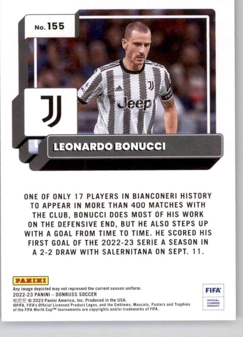 Amazon.com: 2022-23 Donruss FIFA Orange #155 Leonardo Bonucci