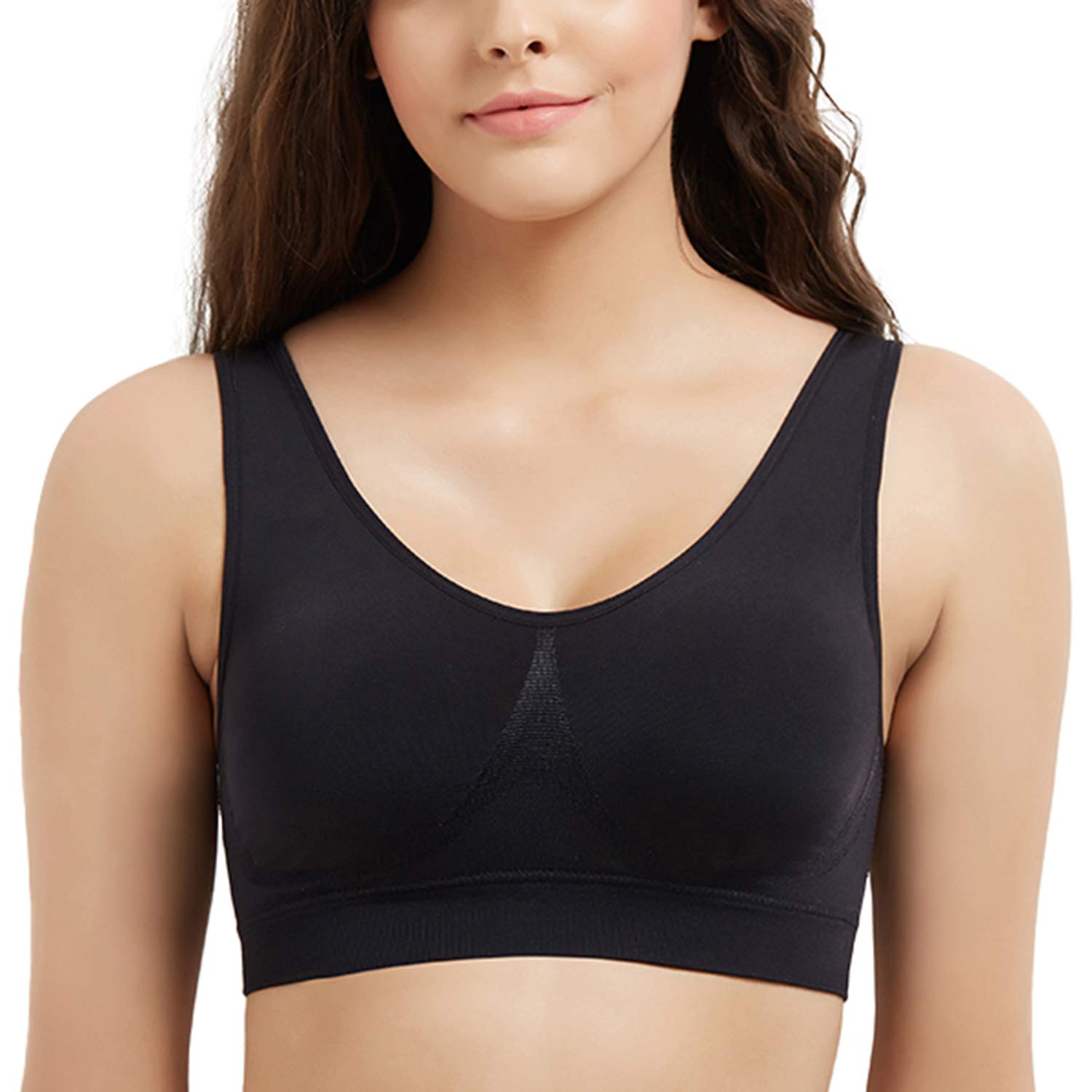Wacoal Women's Black B-Smooth Bralette With Removable Pads, 34