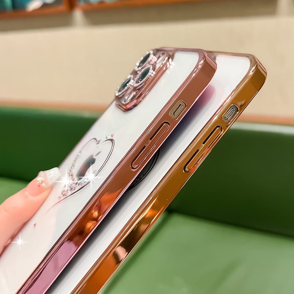 Amazon.com: KERZZIL Bling Glitter Heart Compatible with iPhone 13