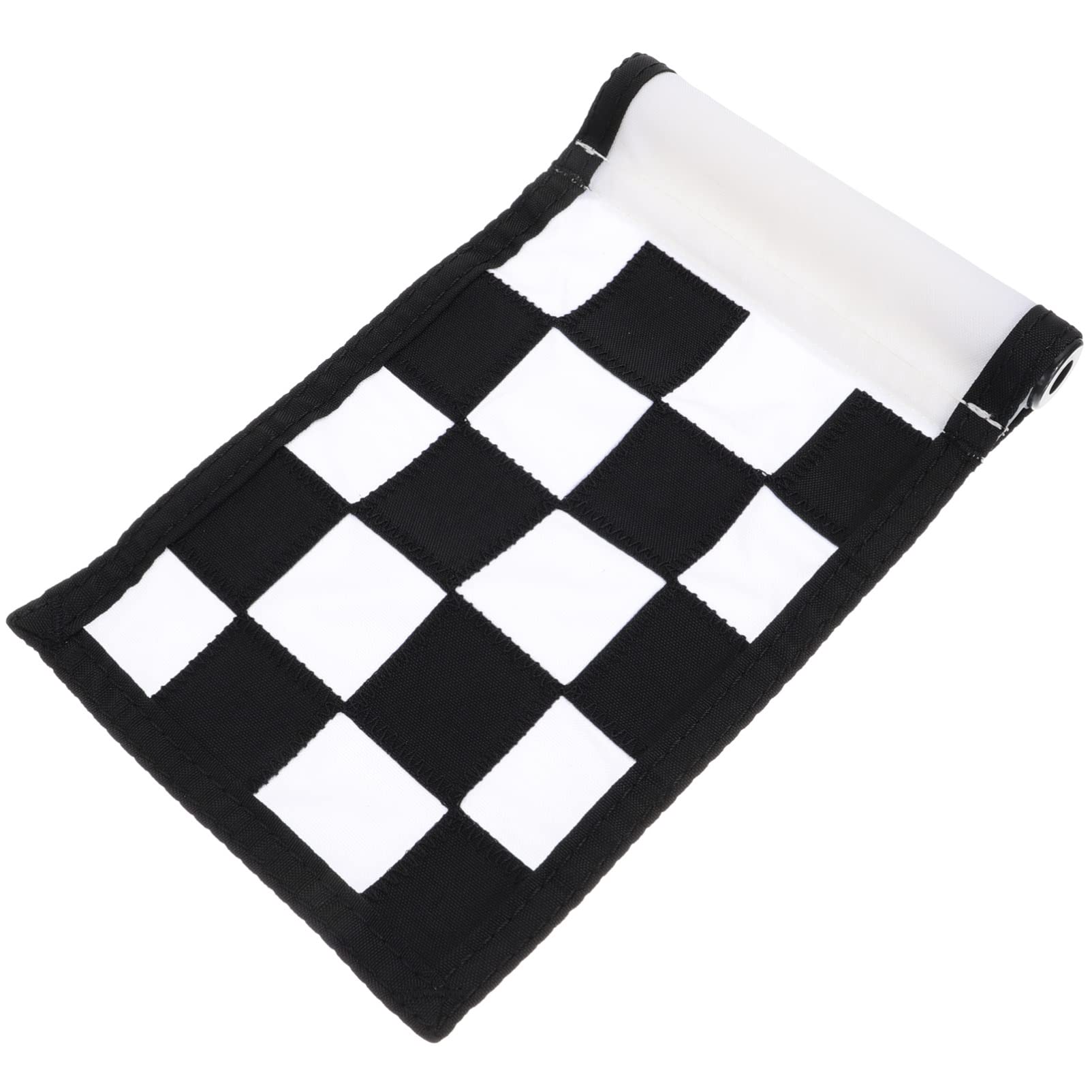 BRIGHTFUFU Golf Pin Flags Portable and Sturdy Checkered Training Flag Golf Flagpole for Carts and Practice Courts