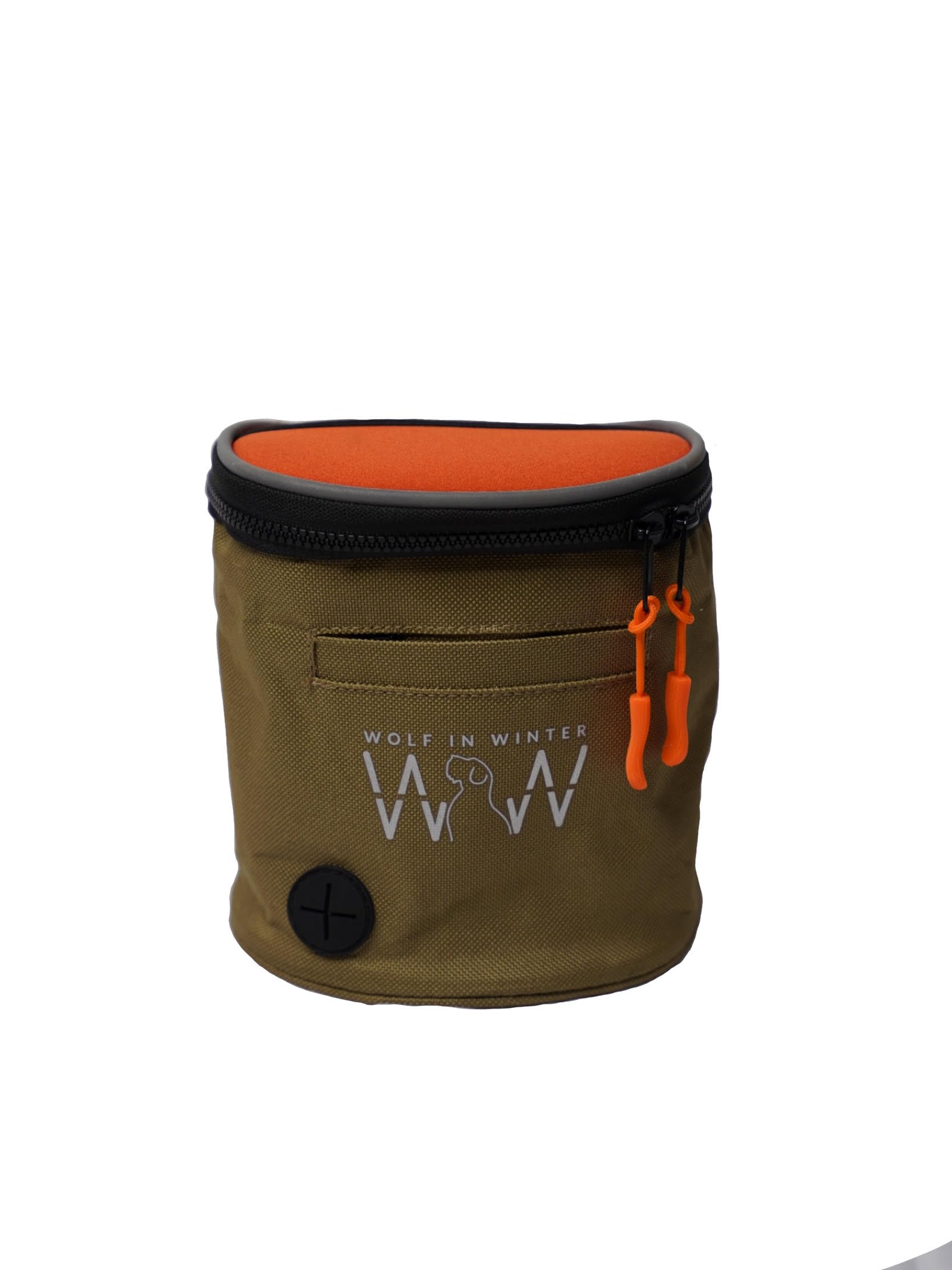 Quickdraw - Sac de dressage compact pour chien avec bordure réfléchissante, distributeur de sacs à déjections canines intégré et ceinture réglable - Idéal pour les promenades, les