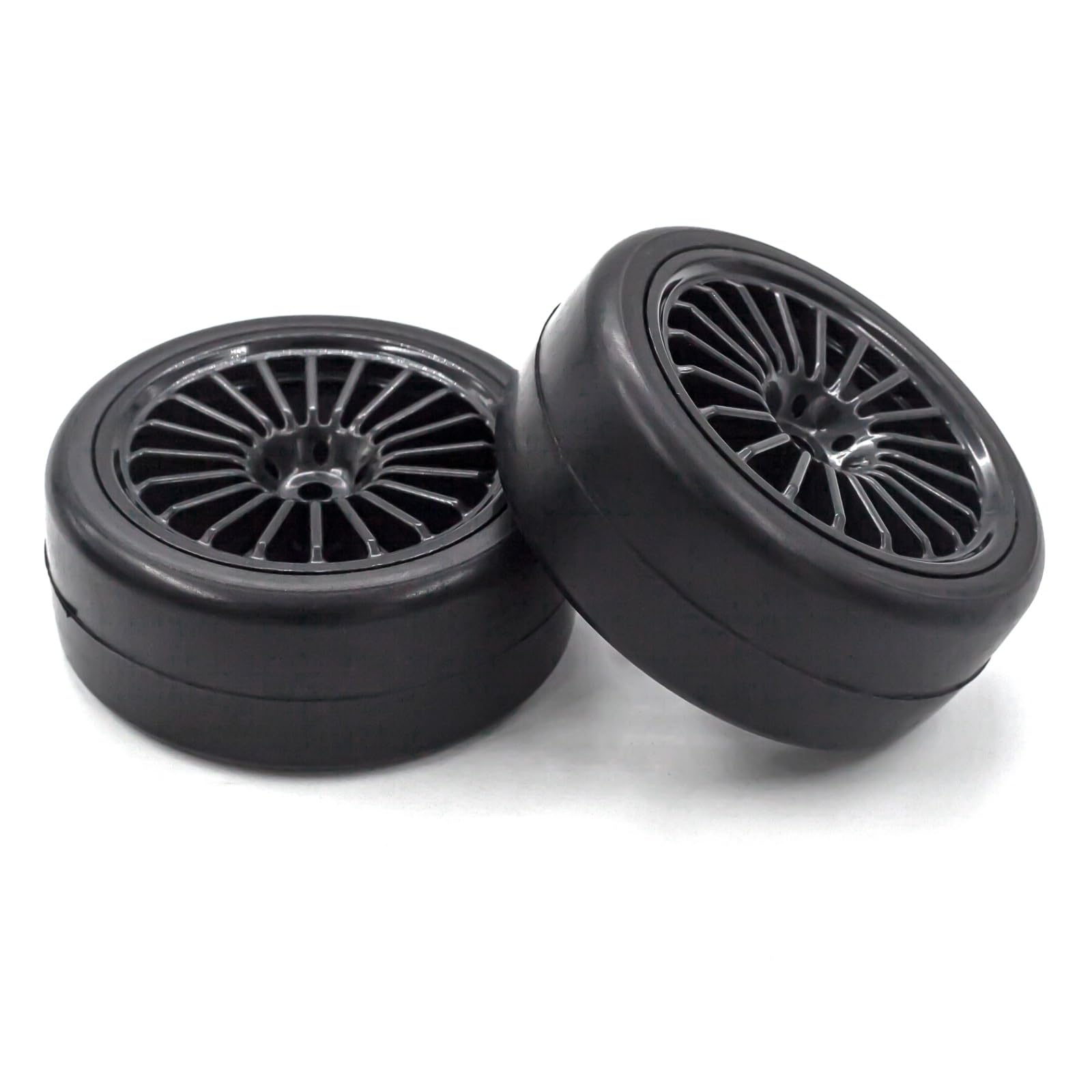 para HPI para Kyosho para Traxxas 1/10 4 Uds Neumáticos Derrape RC 60mm Neumático Duro Banda Rodadura Suave Carretera Ruedas Coche Deriva Piezas Mejora Coche RC Piezas Mejora RC