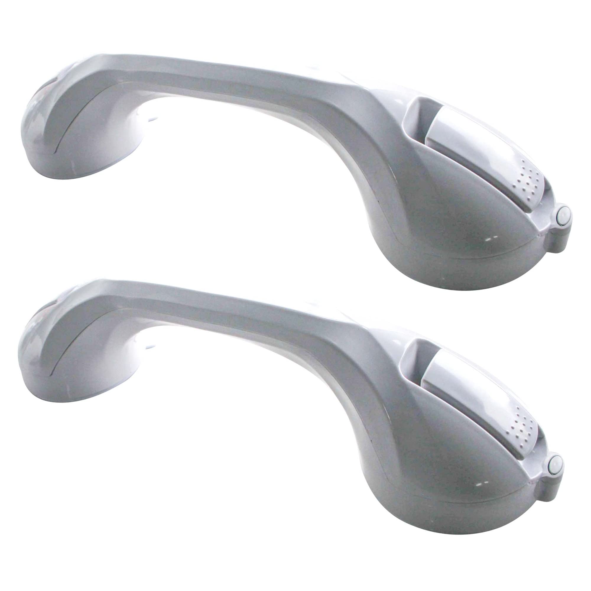 : 16 in. Repositionable Suction Grab Bar Set - White 2 Piece Set by Buffalo Tools – Other, Multi Color, Model SBGSET16