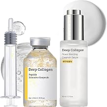 2 intensive lifting ampoules with silk peptides: visibly firm and tighten skin with deep collagen support, anti-aging serum to smooth fine lines