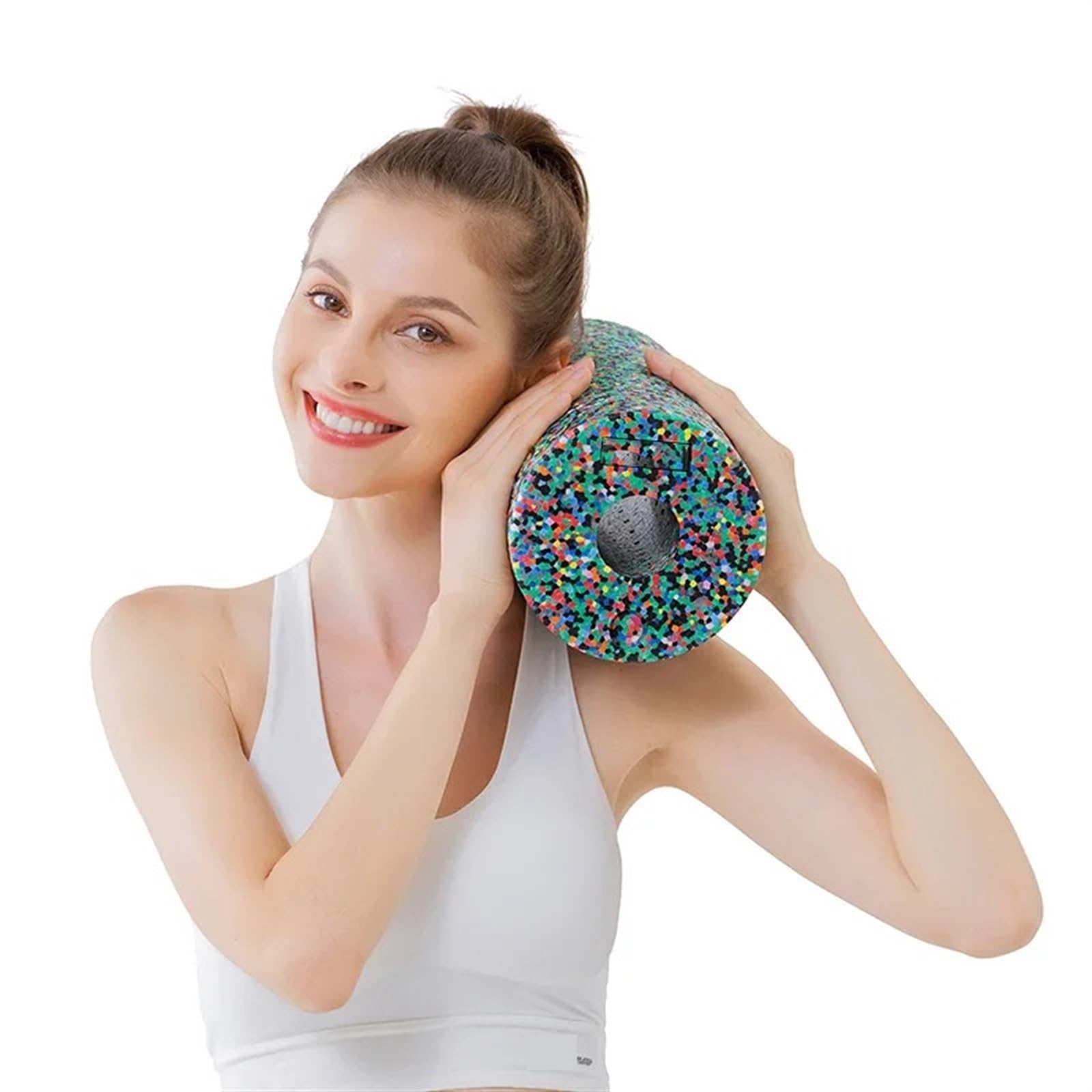 Rullo for Massaggio in Schiuma Rullo for Yoga ad Alta densità Colonna for Yoga Terapia Fisica for alleviare Il Dolore Attrezzature for Il Fitness Foam Roller(Camouflage A)