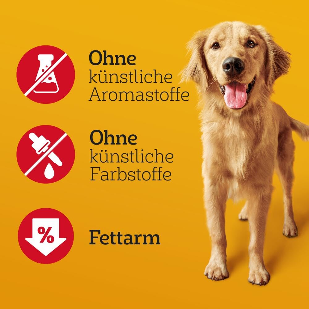 Pedigree Jumbone Riesenknochen Mittelgroß Rind & Geflügel Geschmack Hundesnack 12 x 2 Stück
