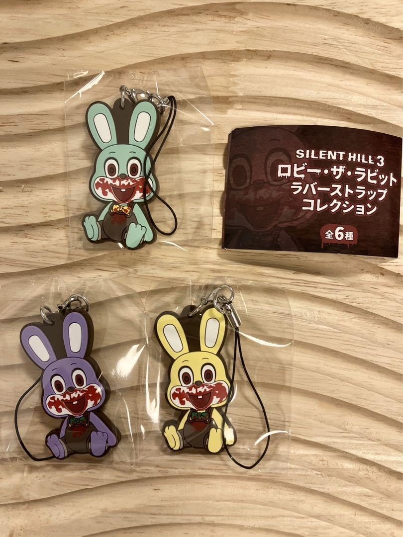 KONAMI - 「新品」サイレントヒル3 ロビー·ザ·ラビット ラバーストラップ 全6種 SILENT HILL 3 ロビー・ザ・ラビット ラバーストラップ