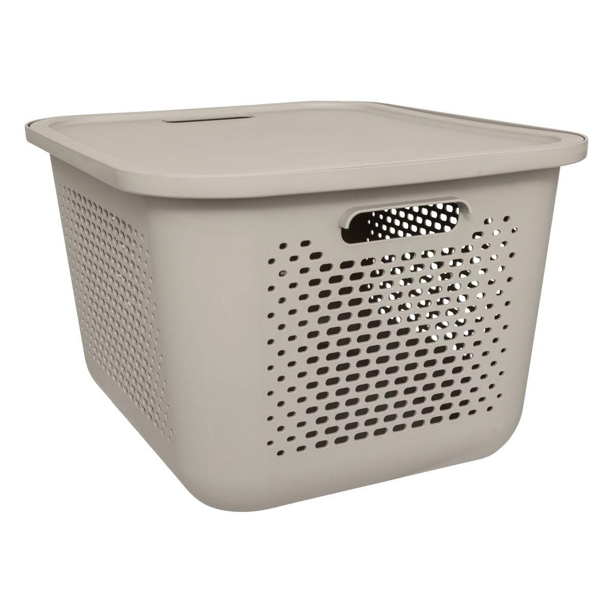 5five - panier aera 19,​6l avec couvercle en lin