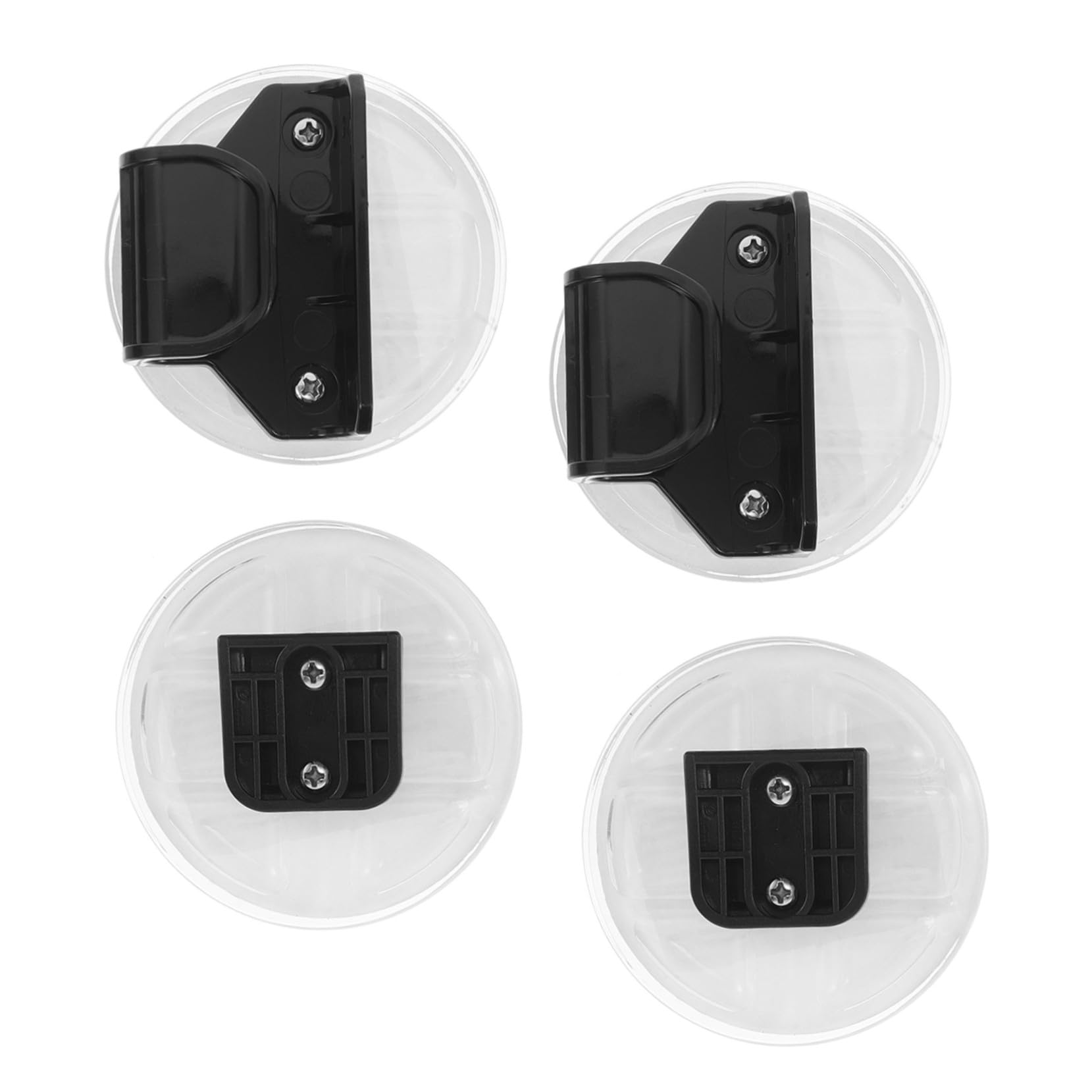 Extensions barrière de sécurité Vaguelly rétractables connecteurs plastique noir lot de 2 set
