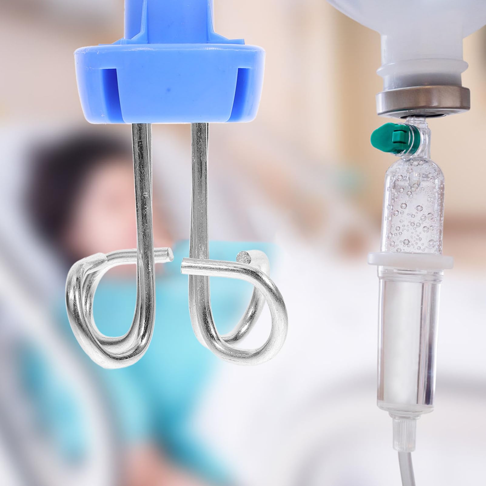Holibanna 5piezas Soporte De Suero Ganchos Portátiles Accesorios Médicos Optimización De Espacio Resistente y Duradero