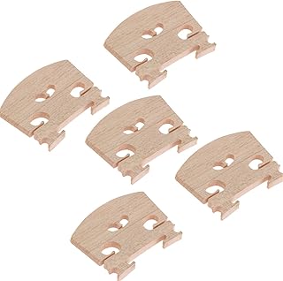violin accessories 4/4 Violin Code Bridged Maple Material 5PCS Set Of Violin Instrument Accessories Replacement Parts
