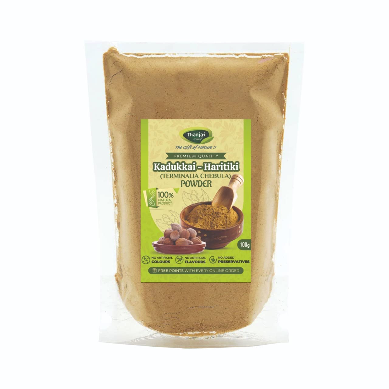 Thanjai Natural Kadukkai Powder/Haritaki Powder/Terminalia Chebula Powder (1000)/Healthy Digestion (B0BPQPJLT9) Amazon Price History, Amazon Price Tracker