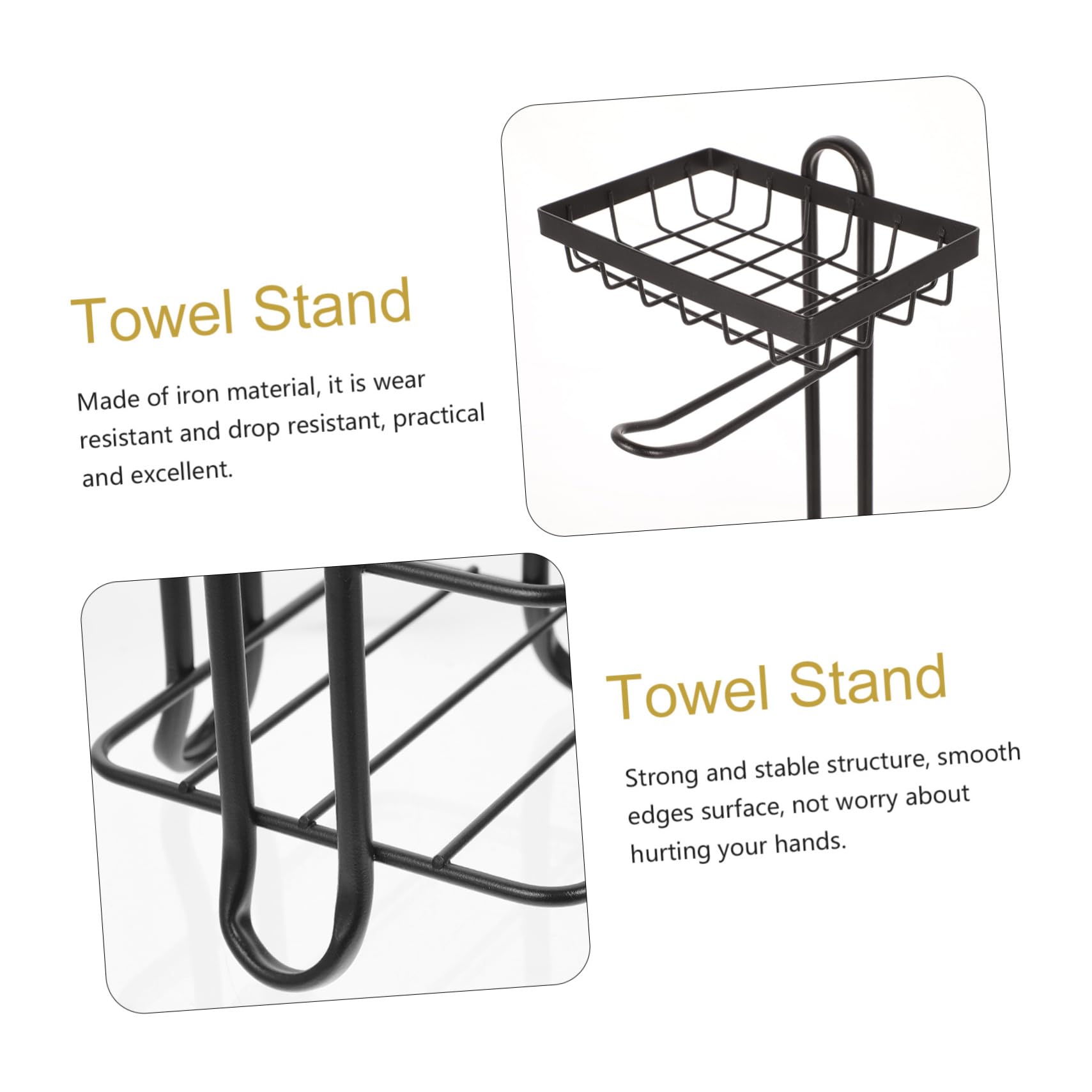 HEMOTON Vertical Tissue Stand Dispenser Ständer Für Toilettenpapier Und Küchenrollen Freistehender Multi Roll Holder Aus Robustem Für Bad Und Küche Platzsparend Und Praktisch