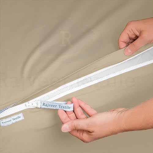 Miniatura 5 de RAJVEER TEXTILE Top Split King - Juego de sábanas para camas ajustables, 1000 hilos, 100% algodón egipcio, 4 piezas, se adapta a bolsillos de hasta