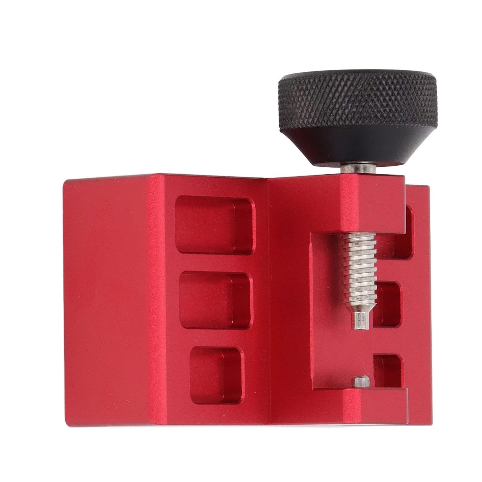 Juego de Prensa Hebilla Reloj – Kit Herramientas reparación Relojes aleación Aluminio con 6 moldes Extractor pasadores Correa posicionamiento Radian