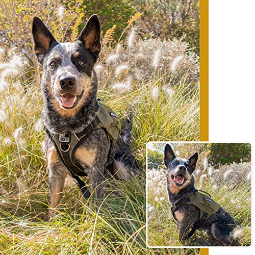 OneTigris-Y-Shaped-Dog-Backpack-with-Handle-Pockets-No-Pull-D-Rings-Lightweight-Hiking-Gear-for-Dogs-Hunting-Camping-Travel-Large-Green - Cucciolini Doodles   OneTigris-Y-Shaped-Dog-Backpack-with-Handle-Pockets-No-Pull-D-Rings-Lightweight-Hiking-Gear-for-Dogs-Hunting-Camping-Travel-Large-Green