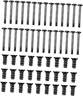 Mikikit 1 Set Screw Set Computer Screws Computer Cooling Fan Air Cooling Fan PC Screws Computer Cooling Fan Screws PC Case Screws Fan Mounting Screws Case Fan Screw Kit Black Accessories