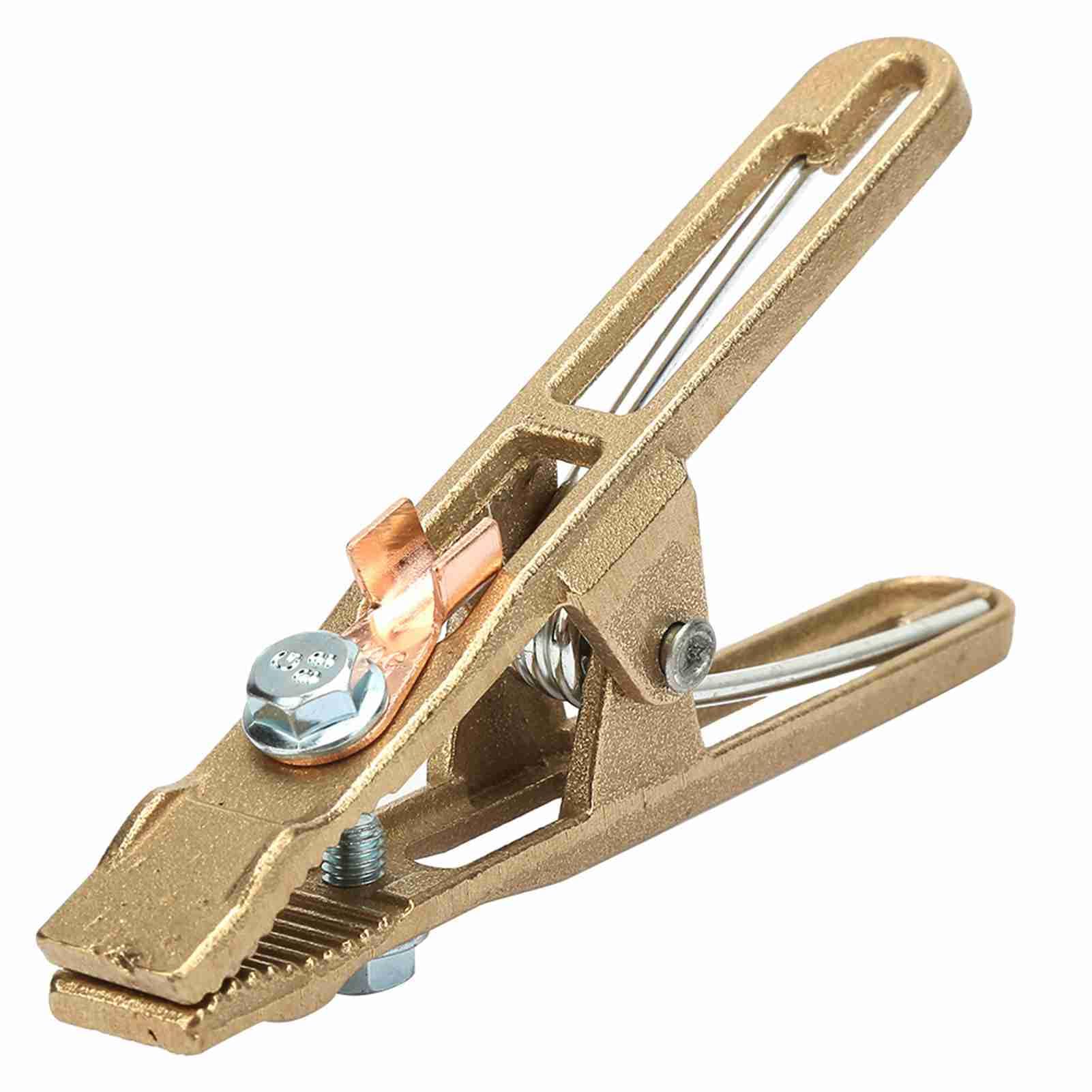 Generic BRASS Welding EARTH CLAMP 300A Copper Ground Cable for Welding Machine High Conductivity (260A), Genericn9tdgksevb-01