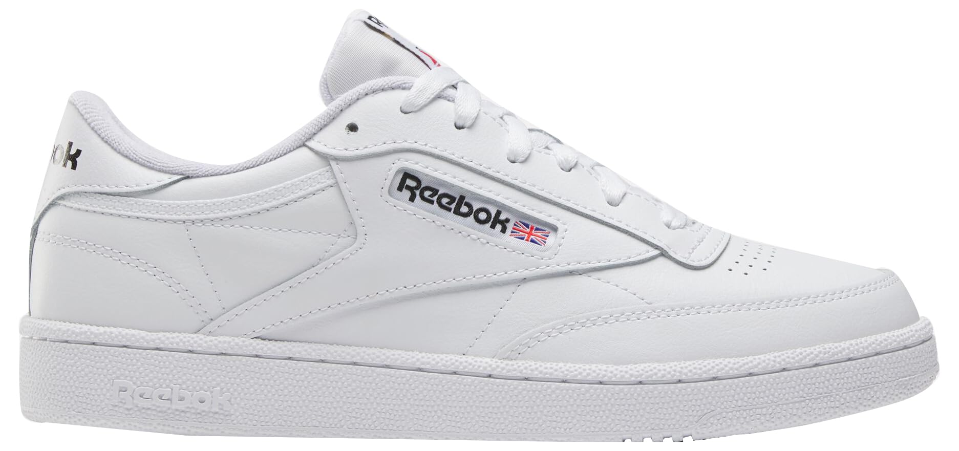 Reebok Men's Club 85 Tennis Foundation Sneaker Shoes, White, 3.5