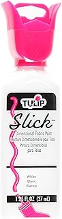 Tulip Dimensional Fabric Paint 1-1/4 Ounces-Slick-White