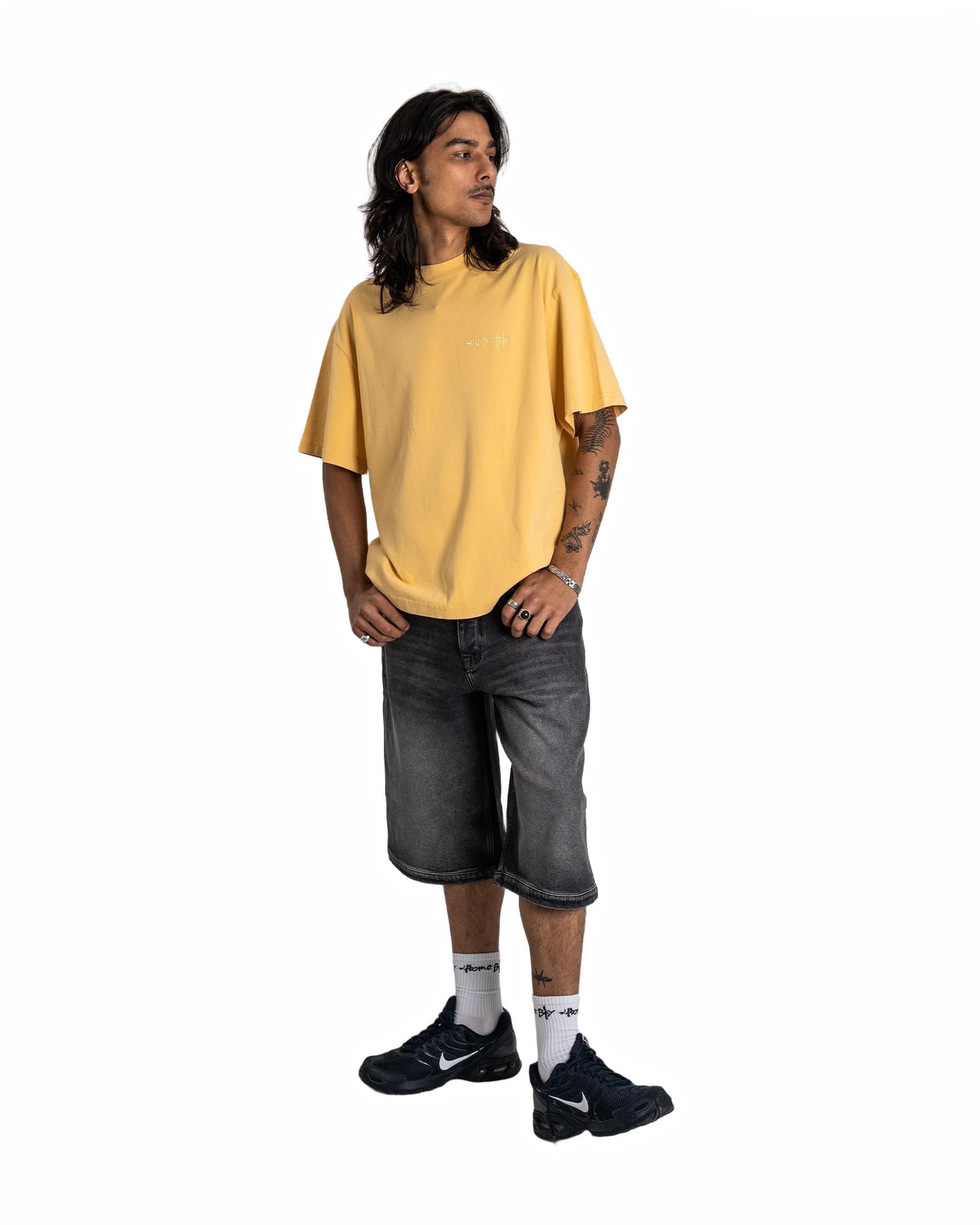 Homeboy Unisex Pencil T-Shirt Yellow XS