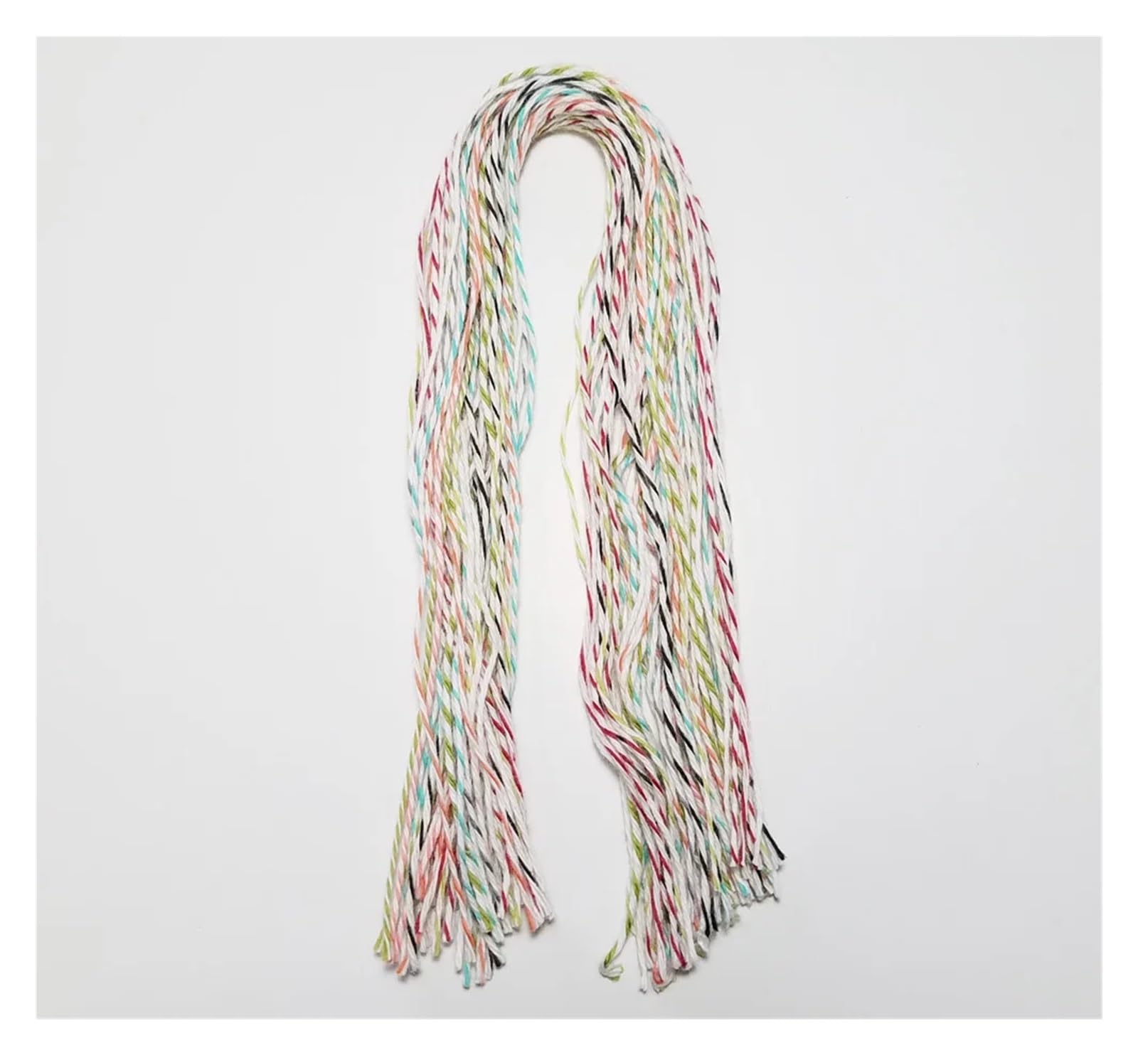 Cuerda de algodón de 1mm precortada para evitar enredos en etiquetas DIY