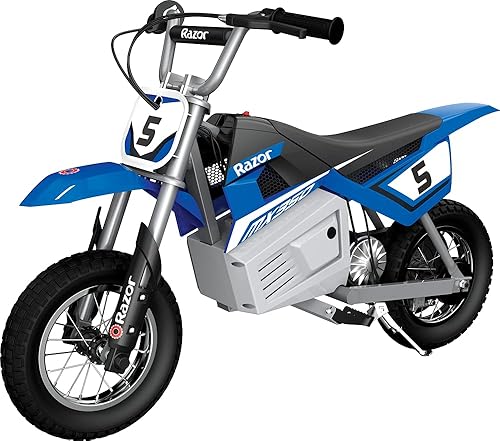 Razor MX350 Dirt Rocket - Bicicleta eléctrica todoterreno de motocross para mayores de 13 años hasta 30 minutos de tiempo de conducción continuo